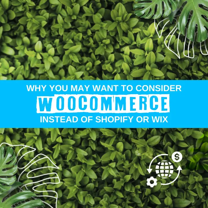 Why you may want to consider WooCommerce instead of shopify or wix